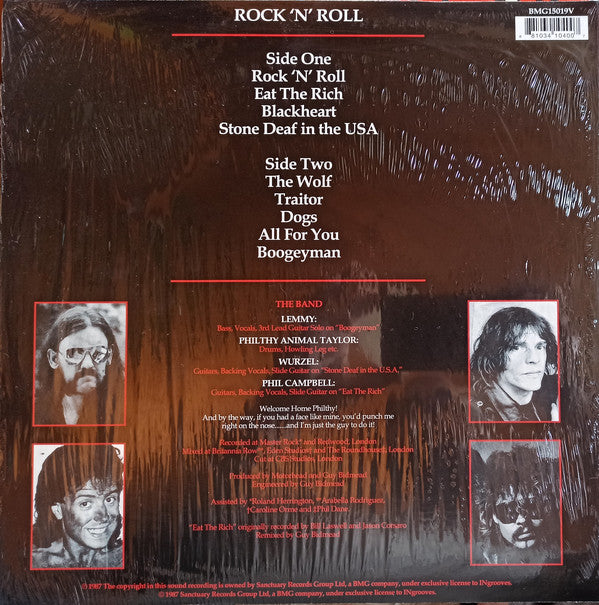 Motörhead : Rock 'N' Roll (LP,Album,Reissue)