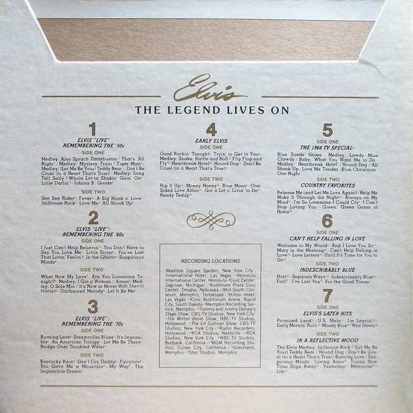Elvis Presley : The Legend Lives On (LP,Compilation)
