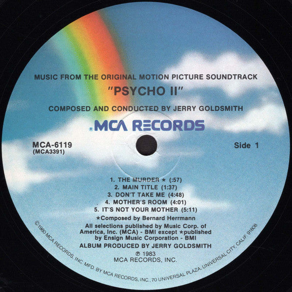 Jerry Goldsmith : Psycho II (Music From The Original Motion Picture Soundtrack) (LP,Album)