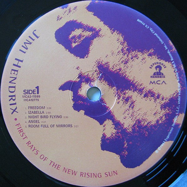 Jimi Hendrix : First Rays Of The New Rising Sun (LP,Album,Compilation,Remastered,Stereo)