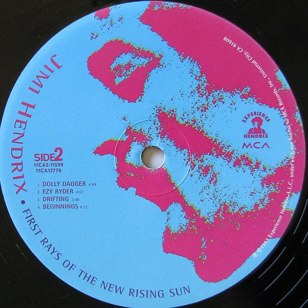 Jimi Hendrix : First Rays Of The New Rising Sun (LP,Album,Compilation,Remastered,Stereo)