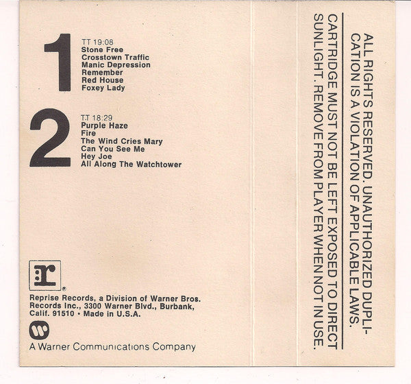 Jimi Hendrix : Smash Hits (Compilation)