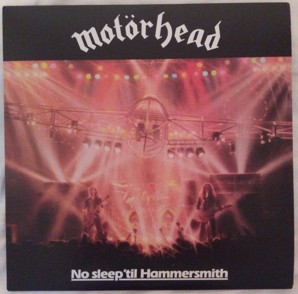 Motörhead : No Sleep 'til Hammersmith (LP,Album,Reissue)