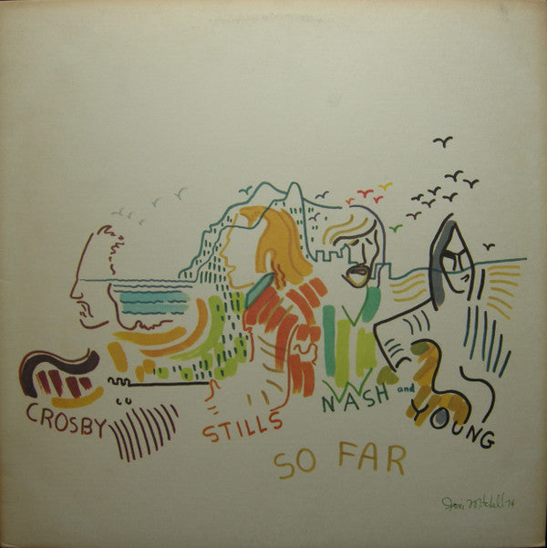 Crosby, Stills, Nash & Young : So Far (LP,Compilation,Reissue)