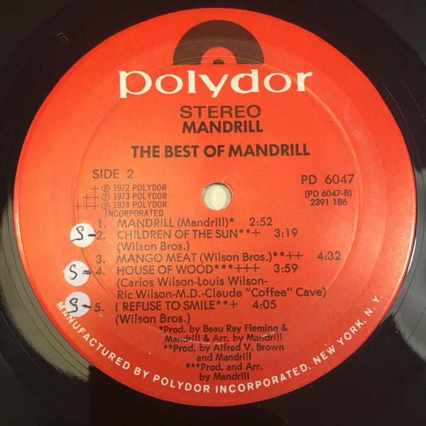 Mandrill : The Best Of Mandrill (LP,Compilation)