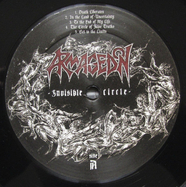 Armagedon : Invisible Circle (LP,Album,Misprint,Reissue,Remastered)