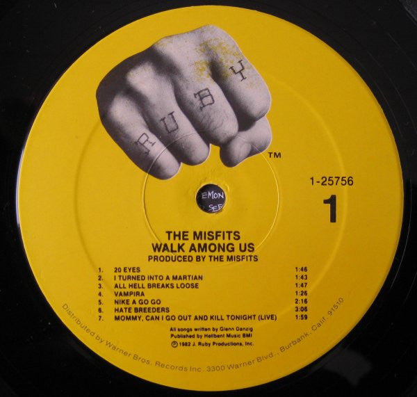 Misfits : Walk Among Us (LP,Album,Reissue,Stereo)
