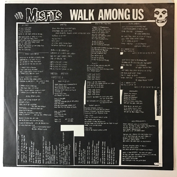 Misfits : Walk Among Us (LP,Album,Reissue,Stereo)