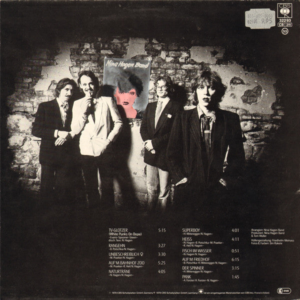 Nina Hagen Band : Nina Hagen Band (LP,Album,Reissue)