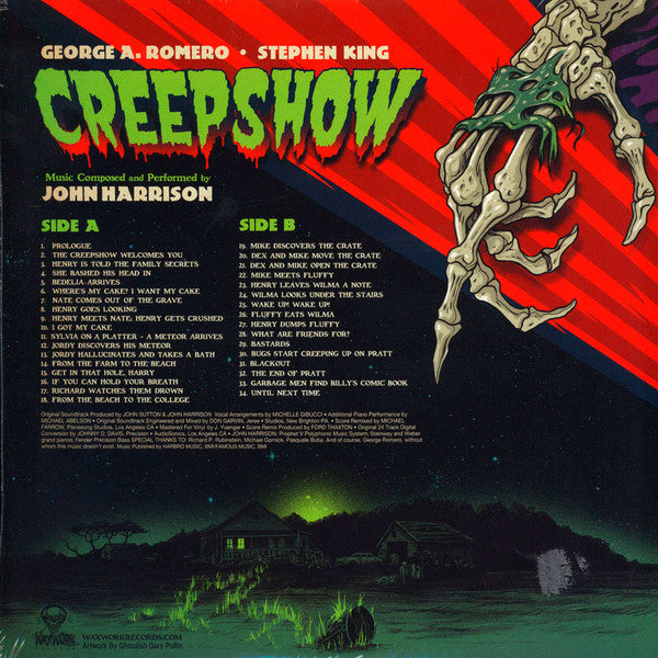 John Harrison (6) : Creepshow (LP,Album,Remastered,Repress)