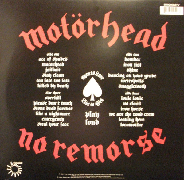 Motörhead : No Remorse (LP,Compilation,Reissue)
