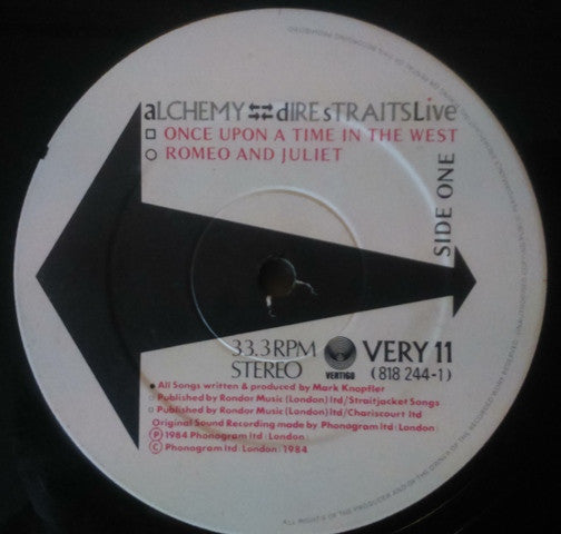 Dire Straits : Alchemy - Dire Straits Live (LP,Album)