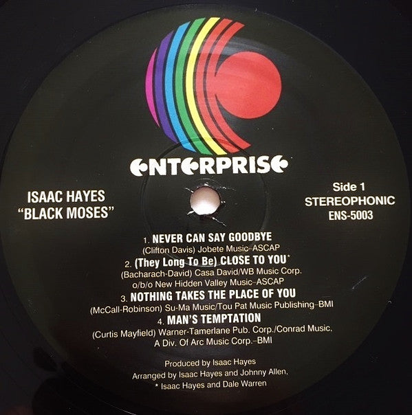 Isaac Hayes : Black Moses (LP,Album,Reissue)