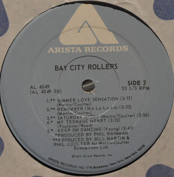 Bay City Rollers : Bay City Rollers (LP,Compilation)