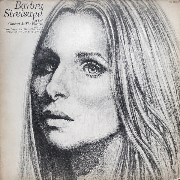 Barbra Streisand : Live Concert At The Forum (LP,Album,Stereo)