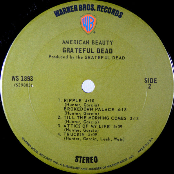 Grateful Dead, The : American Beauty (LP,Album)