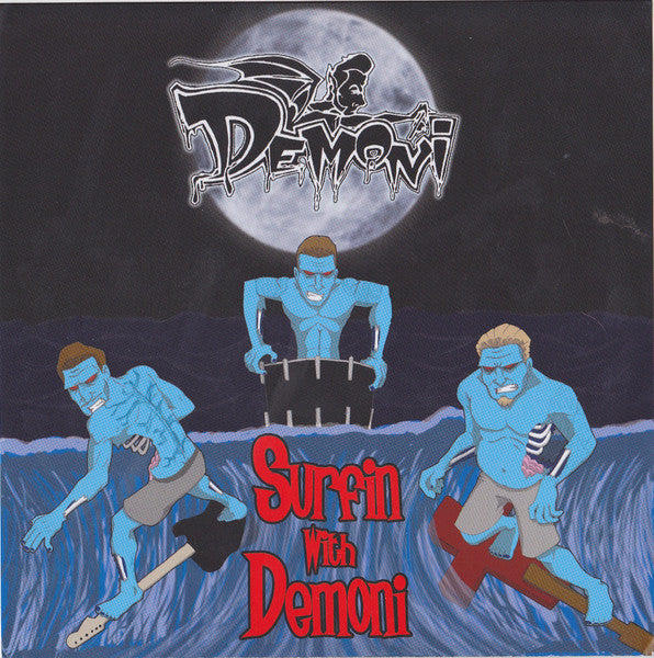 Demoni (2) : Surfin With Demoni (7",EP,Numbered)