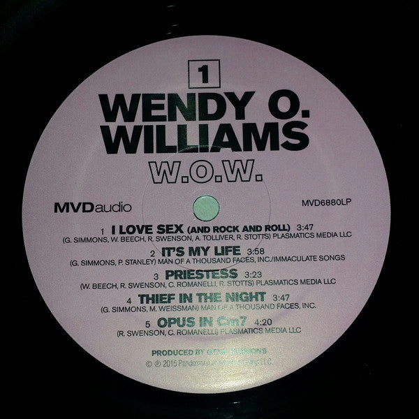 Wendy O. Williams : WOW (LP,Album,Reissue,Stereo)