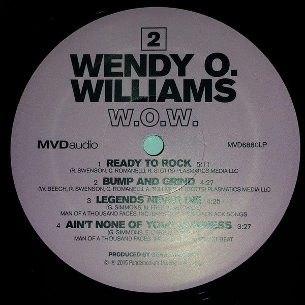Wendy O. Williams : WOW (LP,Album,Reissue,Stereo)