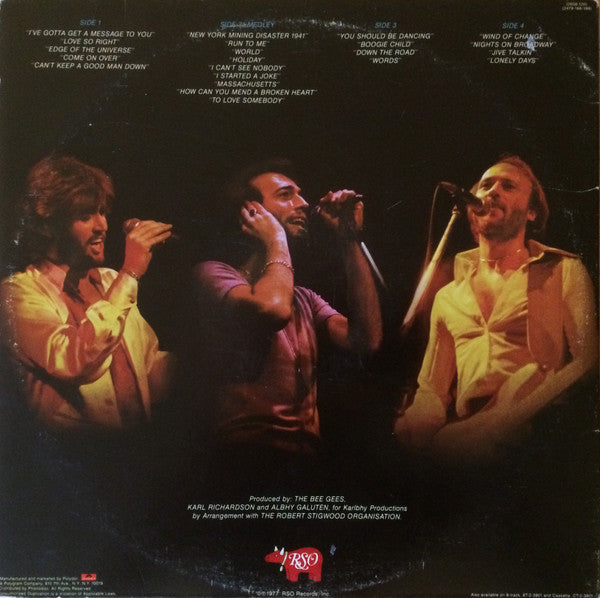 Bee Gees : Here At Last - Live (LP,Album)