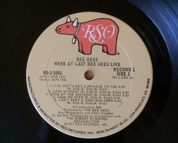 Bee Gees : Here At Last - Live (LP,Album)