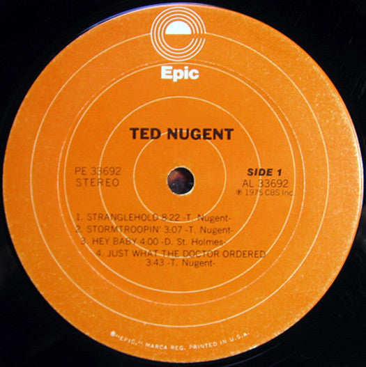 Ted Nugent : Ted Nugent (LP,Album)