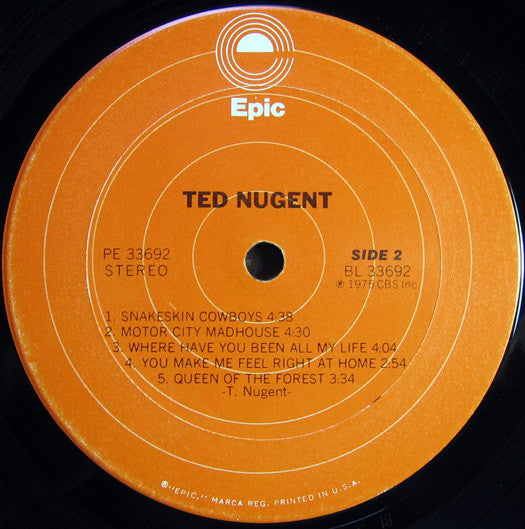 Ted Nugent : Ted Nugent (LP,Album)