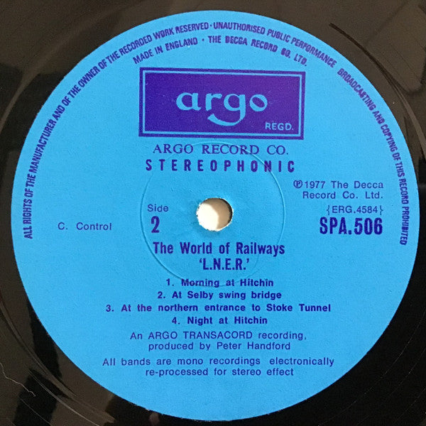 No Artist : L.N.E.R. (LP,Stereo)