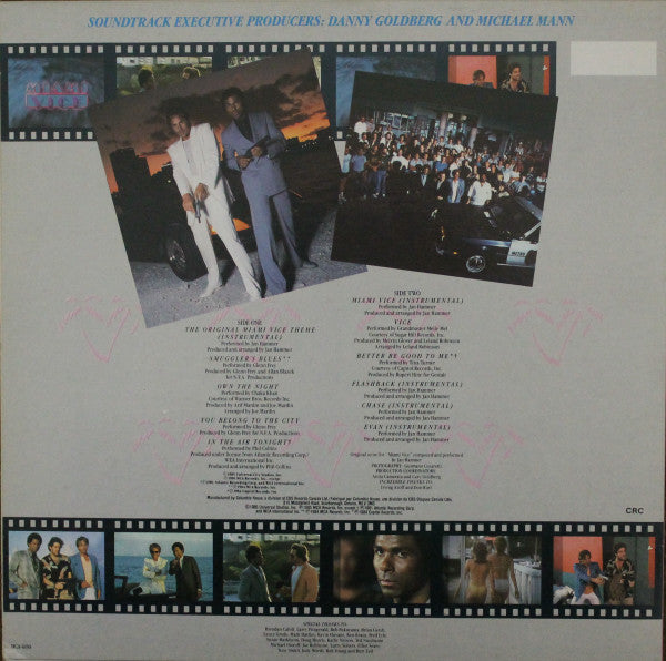 Various : Miami Vice - Music From The Television Series (LP,Compilation,Club Edition)