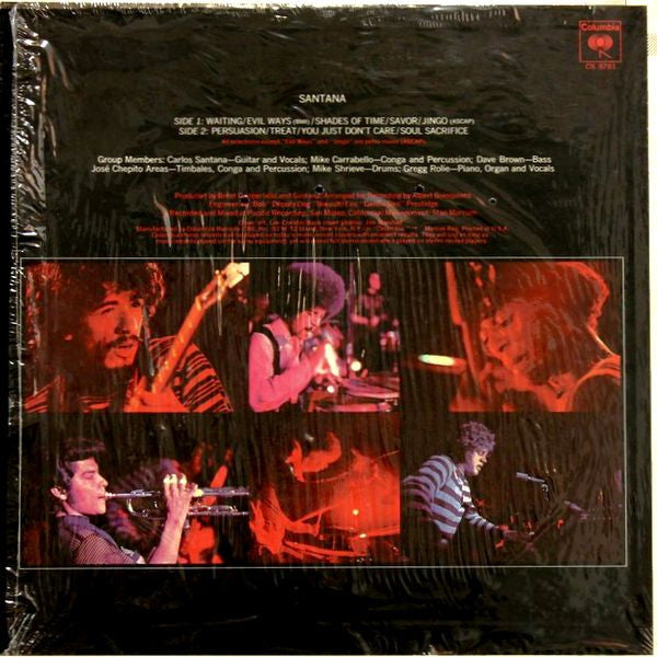 Santana : Santana (LP,Album,Stereo)