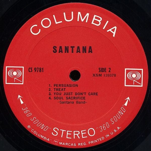 Santana : Santana (LP,Album,Stereo)