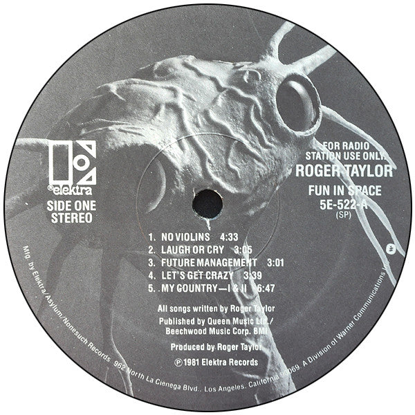 Roger Taylor : Roger Taylor's Fun In Space (LP,Album,Promo)