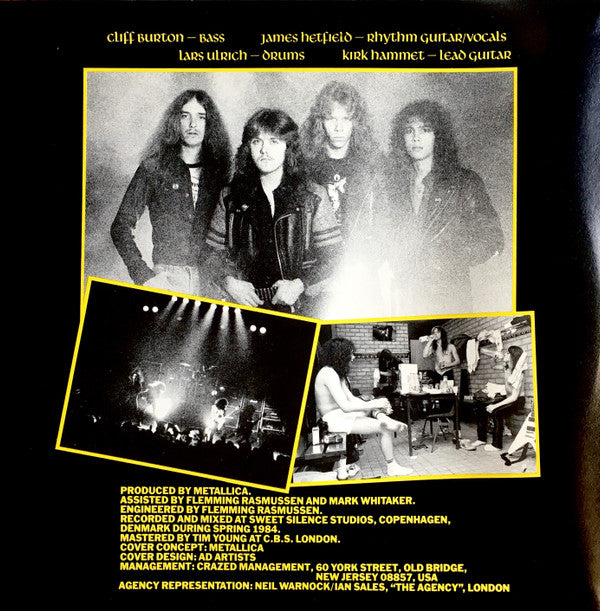 Metallica : Ride The Lightning (12",45 RPM,Album,Limited Edition,Reissue)