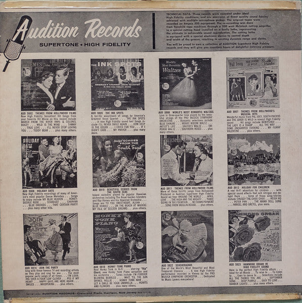 Audition Studio Orchestra, The Featuring Monarchs Quartet, The, Zig Zags Trio, The, Gretchen Rhoads : This Week's Pop Hits (LP,Compilation,Mono)