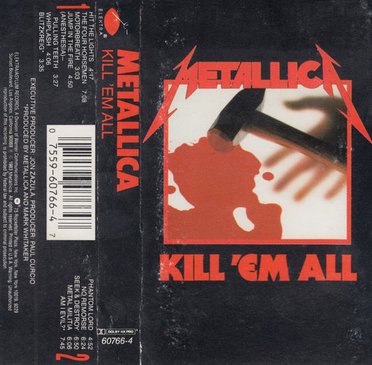 Metallica : Kill 'Em All (Album,Reissue)