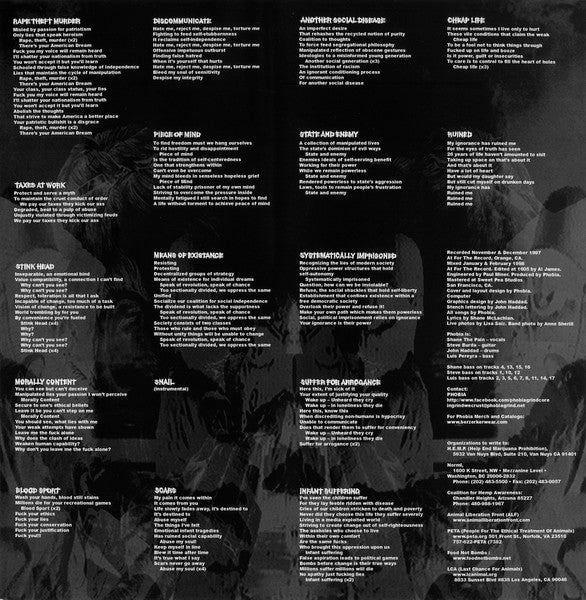 Phobia (6) : Means Of Existence (LP,Album,Repress)