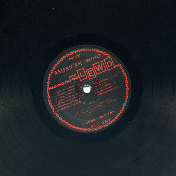 Lewd, The : American Wino (LP,Album,Reissue)