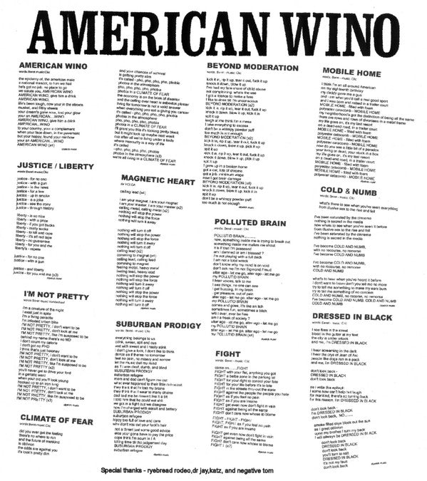 Lewd, The : American Wino (LP,Album,Reissue)