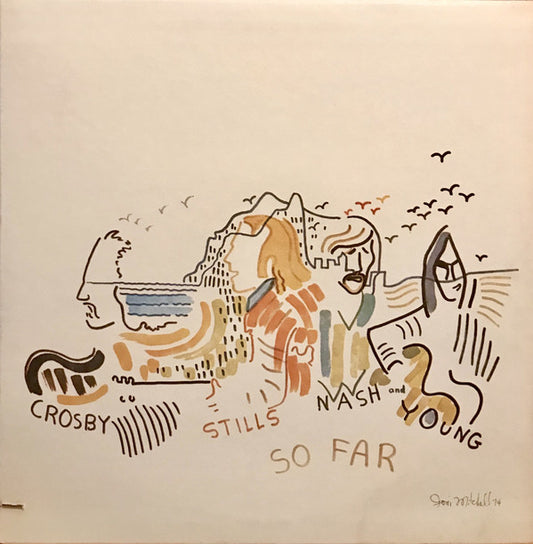 Crosby, Stills, Nash & Young : So Far (LP,Compilation)