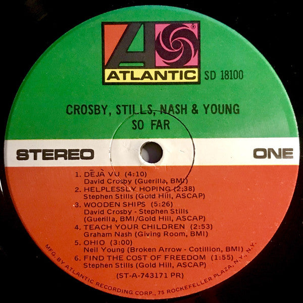 Crosby, Stills, Nash & Young : So Far (LP,Compilation)