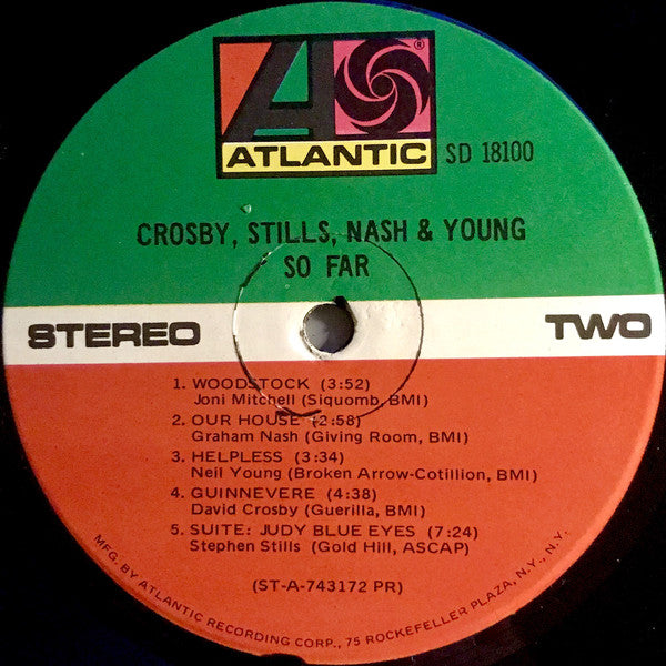 Crosby, Stills, Nash & Young : So Far (LP,Compilation)