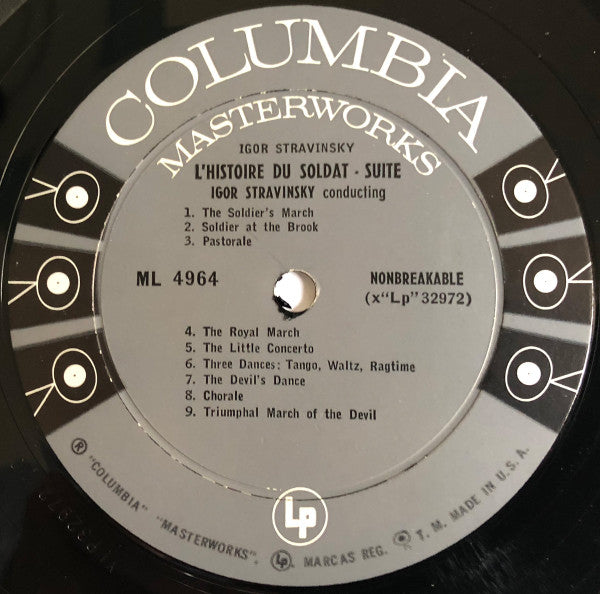 Igor Stravinsky : Conducting L'Histoire Du Soldat Suite • Octet For Wind Instruments • Symphonies Of Wind Instruments (LP,Mono)