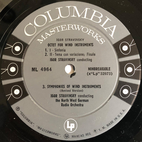 Igor Stravinsky : Conducting L'Histoire Du Soldat Suite • Octet For Wind Instruments • Symphonies Of Wind Instruments (LP,Mono)