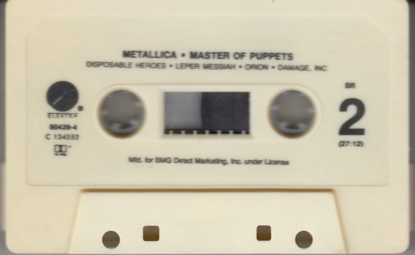 Metallica : Master Of Puppets (Album,Club Edition)