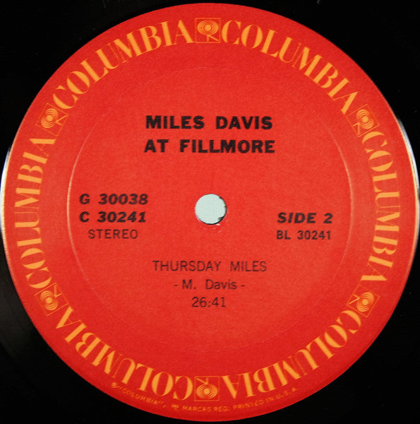 Miles Davis : Miles Davis At Fillmore (LP,Album,Stereo)
