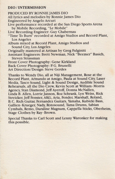 Dio (2) : Intermission (Mini-Album,Club Edition)