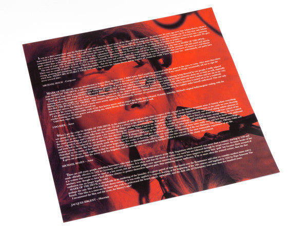 Various : Mark Of The Devil I & II (Original Motion Picture Soundtracks) (LP,Deluxe Edition,Limited Edition,Numbered,Stereo,Mono)