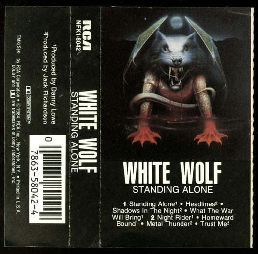 White Wolf (2) : Standing Alone (Album)