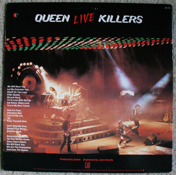 Queen : Live Killers (LP,Album,Test Pressing)