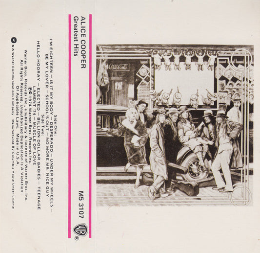 Alice Cooper : Greatest Hits (Compilation,Club Edition)